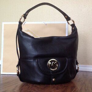 Michael Kors Shoulder bag large black genuine leather
